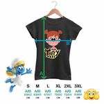 Fashion, accesorii si bijuterii - Femei - Imbracaminte femei - Tricouri si topuri femei - Tricou Femei Addie Taffy Desen Raton, negru, marime XL - Infinity.ro