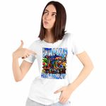 Fashion, accesorii si bijuterii - Femei - Imbracaminte femei - Tricouri si topuri femei - Tricou Femei Italian Retro Meme Shark Brainrot Italia, alb, marime L - Infinity.ro