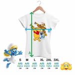 Fashion, accesorii si bijuterii - Femei - Imbracaminte femei - Tricouri si topuri femei - Tricou Femei Winnie the Pooh Bluey Blue Vioara Trompeta, alb, marime 2XL - Infinity.ro
