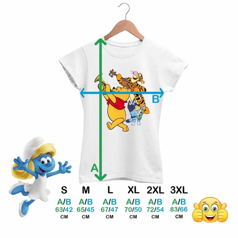 Fashion, accesorii si bijuterii - Femei - Imbracaminte femei - Tricouri si topuri femei - Tricou Femei Winnie the Pooh Bluey Blue Vioara Trompeta, alb, marime 2XL - Infinity.ro