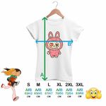 Fashion, accesorii si bijuterii - Femei - Imbracaminte femei - Tricouri si topuri femei - Tricou Femei Labubu Heartbreak Dragobete Valentines Day Iubi, alb, marime 2XL - Infinity.ro