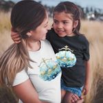 Fashion, accesorii si bijuterii - Femei - Imbracaminte femei - Tricouri si topuri femei - Tricou Femei Balanta Baby Zodiac Horoscop Libra Astrologie, negru, marime M - Infinity.ro