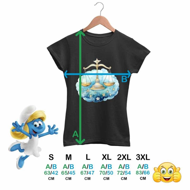 Fashion, accesorii si bijuterii - Femei - Imbracaminte femei - Tricouri si topuri femei - Tricou Femei Balanta Baby Zodiac Horoscop Libra Astrologie, negru, marime M - Infinity.ro