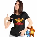 Fashion, accesorii si bijuterii - Femei - Imbracaminte femei - Tricouri si topuri femei - Tricou Femei Lion Guard Kion Garda Felina, negru, marime XL - Infinity.ro