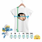 Fashion, accesorii si bijuterii - Femei - Imbracaminte femei - Tricouri si topuri femei - Tricou Femei Mr Bean Comic Cartoon, alb, marime 2XL - Infinity.ro