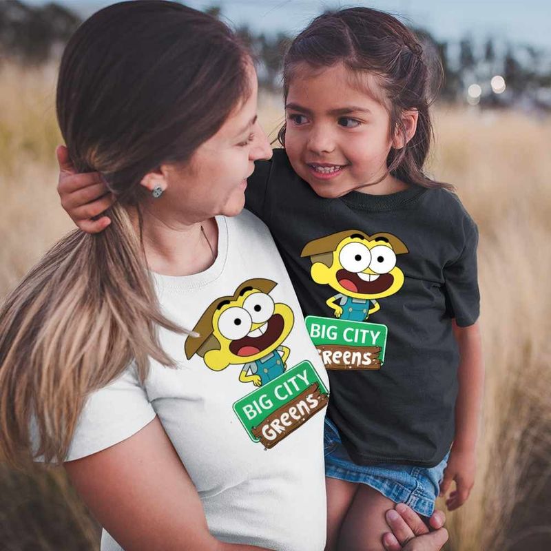 Fashion, accesorii si bijuterii - Femei - Imbracaminte femei - Tricouri si topuri femei - Tricou Femei Familia Green Cricket Big City Greens, negru, marime 3XL - Infinity.ro