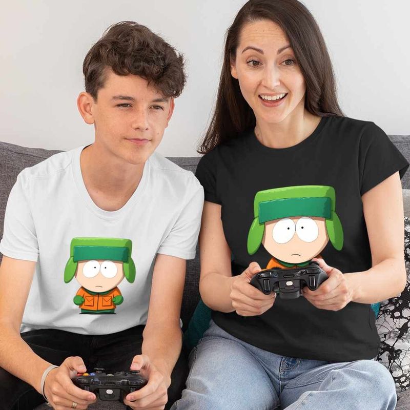 Fashion, accesorii si bijuterii - Femei - Imbracaminte femei - Tricouri si topuri femei - Tricou Femei South Park Kyle Broflovski, alb, marime XL - Infinity.ro