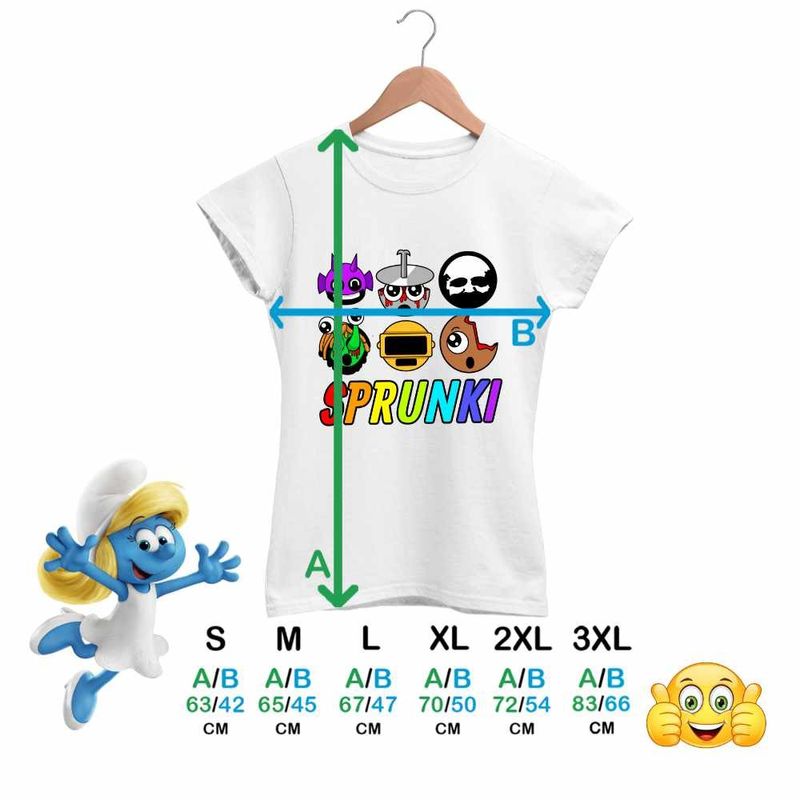 Fashion, accesorii si bijuterii - Femei - Imbracaminte femei - Tricouri si topuri femei - Tricou Femei Sprunki Horror Team, alb, marime S - Infinity.ro