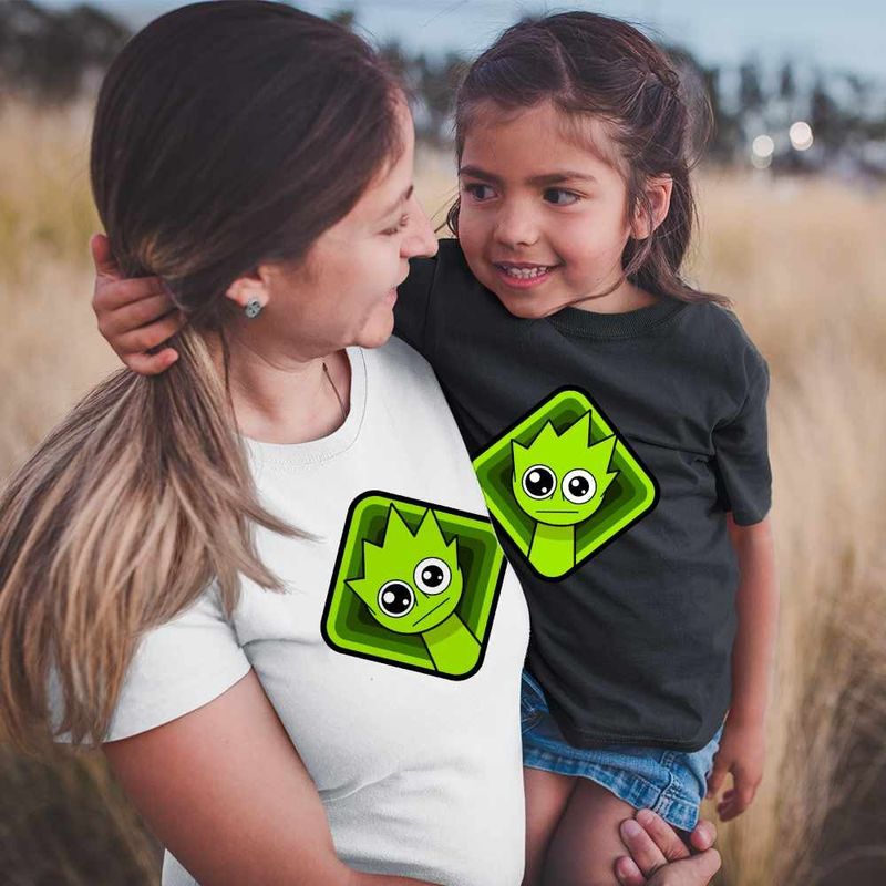 Fashion, accesorii si bijuterii - Femei - Imbracaminte femei - Tricouri si topuri femei - Tricou Femei Sprunki Lime Square Music Game, negru, marime M - Infinity.ro