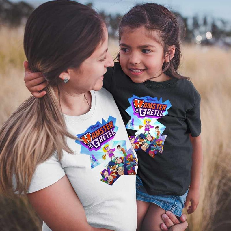 Fashion, accesorii si bijuterii - Femei - Imbracaminte femei - Tricouri si topuri femei - Tricou Femei Hamster Gretel Desen Animat, negru, marime 2XL - Infinity.ro