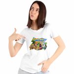Fashion, accesorii si bijuterii - Femei - Imbracaminte femei - Tricouri si topuri femei - Tricou Femei Pupstruction Team Catelusi Constructori Disney, alb, marime XL - Infinity.ro
