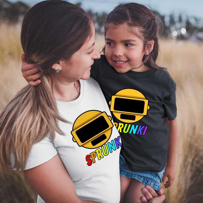 Fashion, accesorii si bijuterii - Femei - Imbracaminte femei - Tricouri si topuri femei - Tricou Femei Sprunki Gold Sound Music Game, negru, marime XL - Infinity.ro