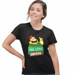 Fashion, accesorii si bijuterii - Femei - Imbracaminte femei - Tricouri si topuri femei - Tricou Femei Bill Fermierul Familia Green la Oras, negru, marime L - Infinity.ro
