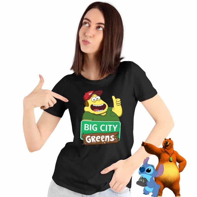 Fashion, accesorii si bijuterii - Femei - Imbracaminte femei - Tricouri si topuri femei - Tricou Femei Bill Fermierul Familia Green la Oras, negru, marime L - Infinity.ro