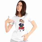 Fashion, accesorii si bijuterii - Femei - Imbracaminte femei - Tricouri si topuri femei - Tricou Femei StuGo Merian Biolog Student, alb, marime 3XL - Infinity.ro