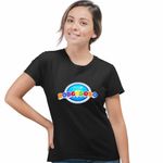 Fashion, accesorii si bijuterii - Femei - Imbracaminte femei - Tricouri si topuri femei - Tricou Femei Robogobo Logo, negru, marime 3XL - Infinity.ro