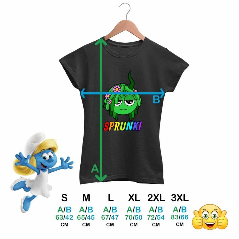 Fashion, accesorii si bijuterii - Femei - Imbracaminte femei - Tricouri si topuri femei - Tricou Femei Sprunki Green Sound Music Game, negru, marime 3XL - Infinity.ro