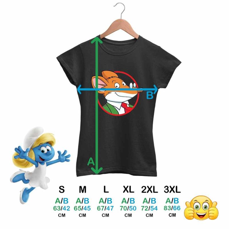 Fashion, accesorii si bijuterii - Femei - Imbracaminte femei - Tricouri si topuri femei - Tricou Femei Soricelul Geronimo Stilton, negru, marime M - Infinity.ro