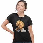 Fashion, accesorii si bijuterii - Femei - Imbracaminte femei - Tricouri si topuri femei - Tricou Femei Adrien Agreste Miraculos Adrian Motanul Noir, negru, marime 3XL - Infinity.ro