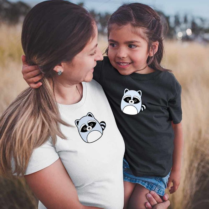 Fashion, accesorii si bijuterii - Femei - Imbracaminte femei - Tricouri si topuri femei - Tricou Femei Squish mallows Raton, negru, marime XL - Infinity.ro