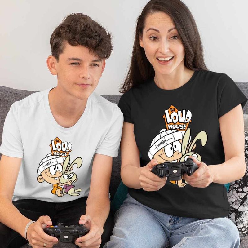 Fashion, accesorii si bijuterii - Femei - Imbracaminte femei - Tricouri si topuri femei - Tricou Femei Casa Loud Lincoln Bebelus, alb, marime M - Infinity.ro
