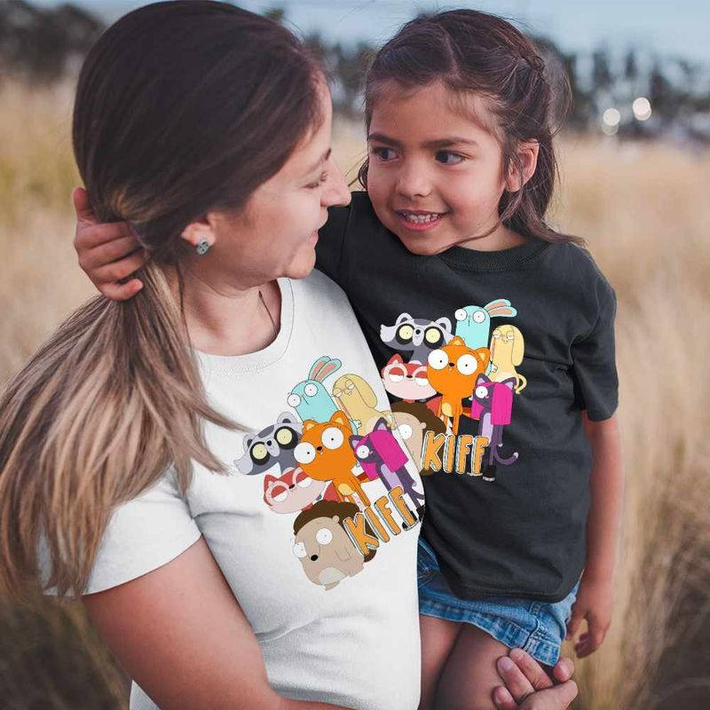 Fashion, accesorii si bijuterii - Femei - Imbracaminte femei - Tricouri si topuri femei - Tricou Femei Kiff Toata Echipa, negru, marime L - Infinity.ro