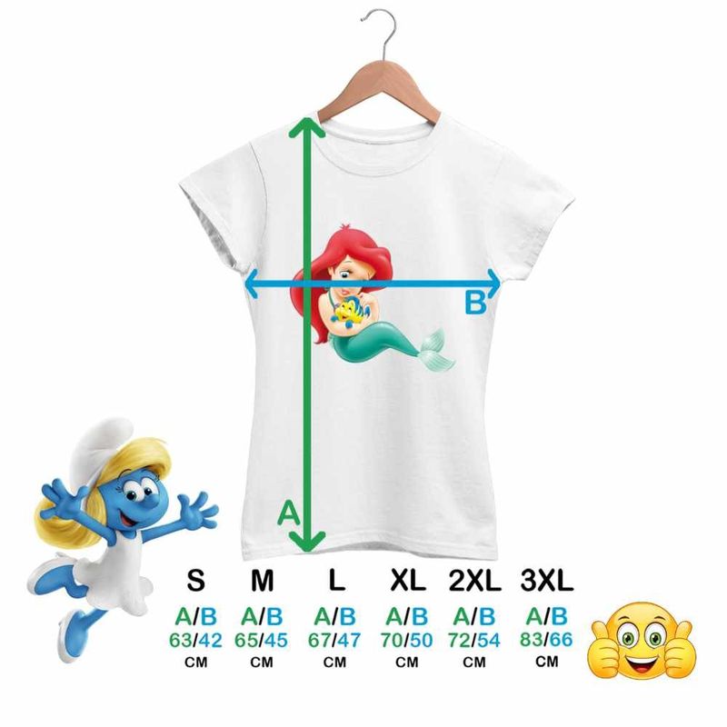 Fashion, accesorii si bijuterii - Femei - Imbracaminte femei - Tricouri si topuri femei - Tricou Femei Mica Sirena Baby Flounder Ariel Little Mermaid, alb, marime S - Infinity.ro