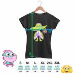 Fashion, accesorii si bijuterii - Femei - Imbracaminte femei - Tricouri si topuri femei - Tricou Femei Tim Rex Terri Dactyl Pterodactil Spatiu Dinozauri, negru, marime 2XL - Infinity.ro
