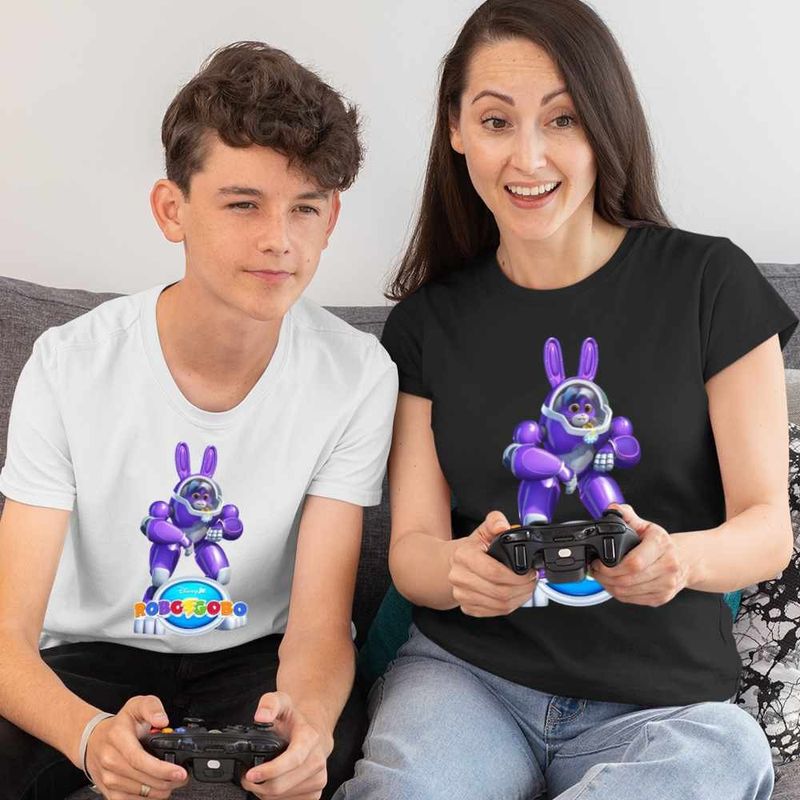 Fashion, accesorii si bijuterii - Femei - Imbracaminte femei - Tricouri si topuri femei - Tricou Femei Robogobo Hopper Robosuit, alb, marime M - Infinity.ro