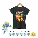 Fashion, accesorii si bijuterii - Femei - Imbracaminte femei - Tricouri si topuri femei - Tricou Femei Roblox Winnie the Pooh Lemingii, negru, marime L - Infinity.ro