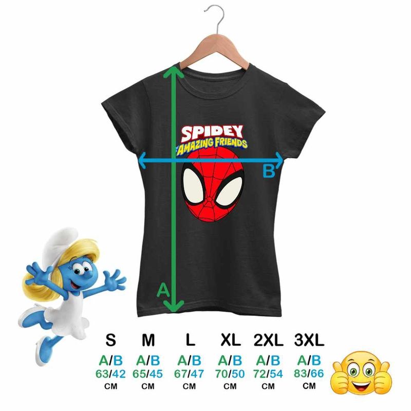 Fashion, accesorii si bijuterii - Femei - Imbracaminte femei - Tricouri si topuri femei - Tricou Femei Paienjenel Spidey and his amazing friends, negru, marime XL - Infinity.ro