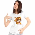 Fashion, accesorii si bijuterii - Femei - Imbracaminte femei - Tricouri si topuri femei - Tricou Femei Paw Patrol Cat Pack Wild Patrula Catelusilor, alb, marime L - Infinity.ro