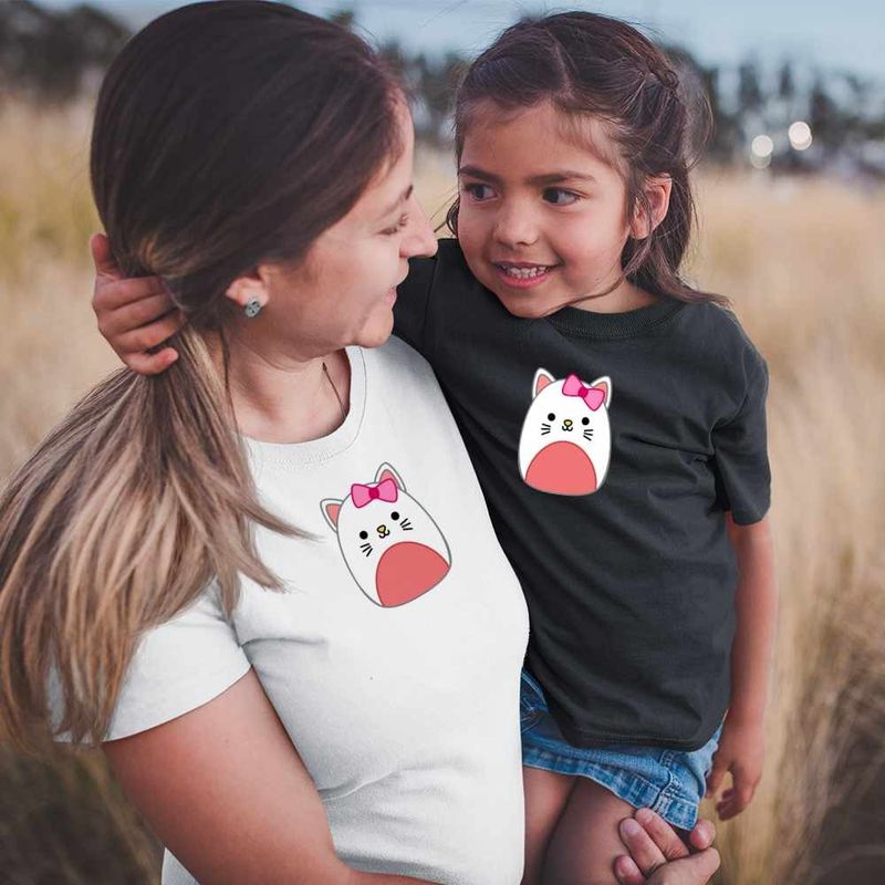 Fashion, accesorii si bijuterii - Femei - Imbracaminte femei - Tricouri si topuri femei - Tricou Femei Squishmallows Hello Kitty, negru, marime 3XL - Infinity.ro