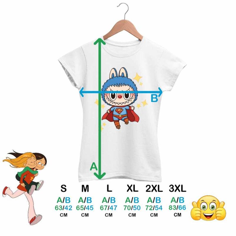 Fashion, accesorii si bijuterii - Femei - Imbracaminte femei - Tricouri si topuri femei - Tricou Femei Labubu Superman Marvel, alb, marime S - Infinity.ro