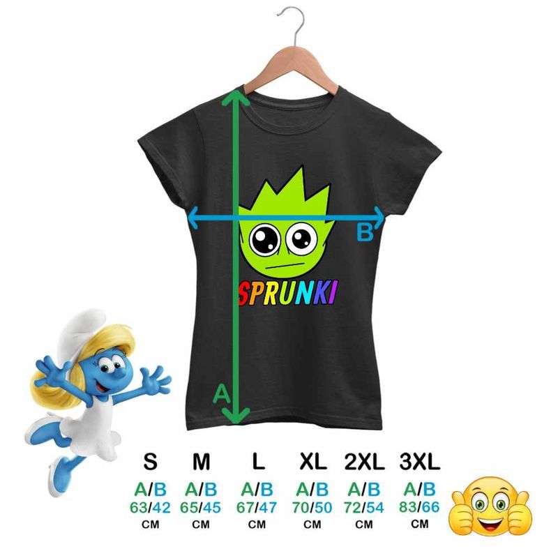 Fashion, accesorii si bijuterii - Femei - Imbracaminte femei - Tricouri si topuri femei - Tricou Femei Sprunki Lime Song Music Game, negru, marime L - Infinity.ro
