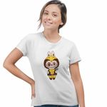 Fashion, accesorii si bijuterii - Femei - Imbracaminte femei - Tricouri si topuri femei - Tricou Femei Labubu Wolverine X-Men, alb, marime XL - Infinity.ro