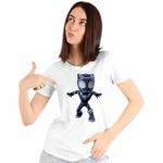Fashion, accesorii si bijuterii - Femei - Imbracaminte femei - Tricouri si topuri femei - Tricou Femei Pantera Neagra Spidey, alb, marime S - Infinity.ro