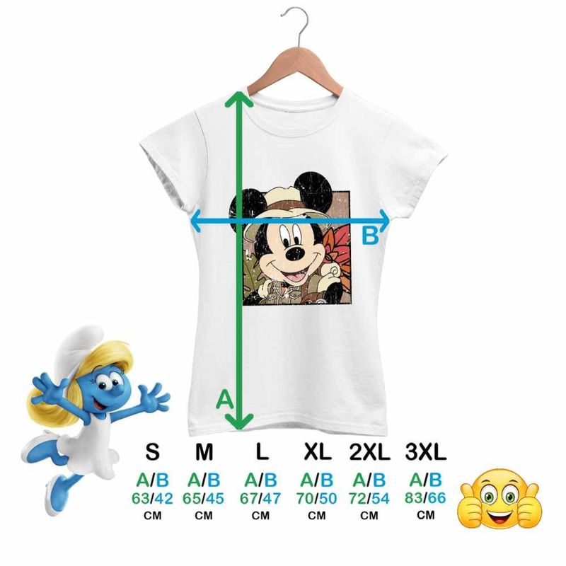 Fashion, accesorii si bijuterii - Femei - Imbracaminte femei - Tricouri si topuri femei - Tricou Femei Mickey Mouse Safari Get Wild, alb, marime 3XL - Infinity.ro