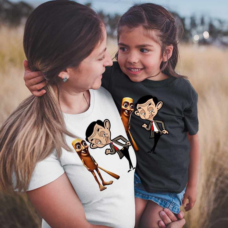 Fashion, accesorii si bijuterii - Femei - Imbracaminte femei - Tricouri si topuri femei - Tricou Femei Mr Bean Tung Tung Sahur, negru, marime M - Infinity.ro