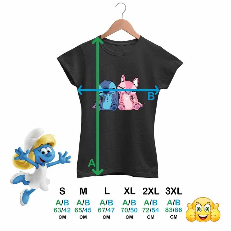Fashion, accesorii si bijuterii - Femei - Imbracaminte femei - Tricouri si topuri femei - Tricou Femei Stitch Angel Experiment, negru, marime 3XL - Infinity.ro