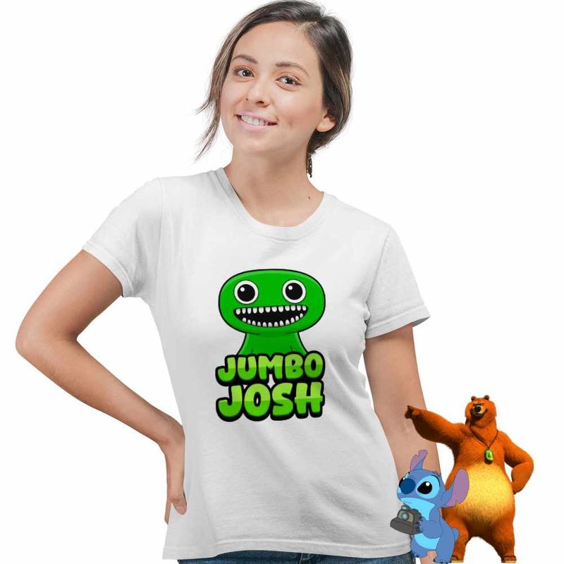 Fashion, accesorii si bijuterii - Femei - Imbracaminte femei - Tricouri si topuri femei - Tricou Femei Banban Jumbo Josh Gradina, alb, marime S - Infinity.ro
