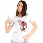 Fashion, accesorii si bijuterii - Femei - Imbracaminte femei - Tricouri si topuri femei - Tricou Femei Gumball Richard Tata, alb, marime L - Infinity.ro