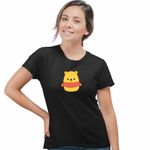 Fashion, accesorii si bijuterii - Femei - Imbracaminte femei - Tricouri si topuri femei - Tricou Femei Squishmallows Winnie the Pooh Ursulet, negru, marime L - Infinity.ro