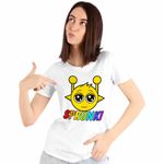 Fashion, accesorii si bijuterii - Femei - Imbracaminte femei - Tricouri si topuri femei - Tricou Femei Sprunki Music Game Simon, alb, marime S - Infinity.ro