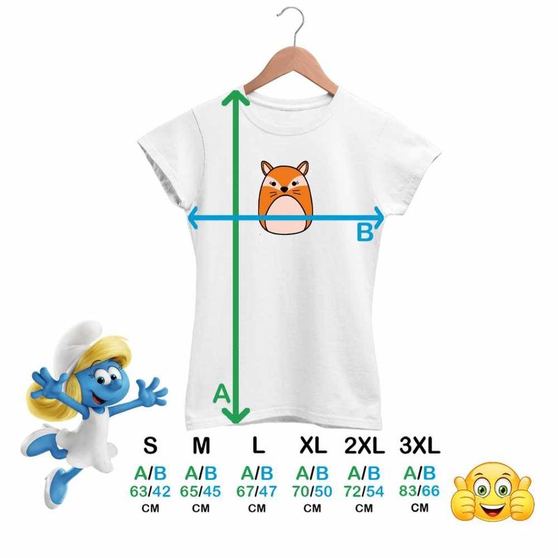 Fashion, accesorii si bijuterii - Femei - Imbracaminte femei - Tricouri si topuri femei - Tricou Femei Squishmallows Squad Vulpe, alb, marime 2XL - Infinity.ro