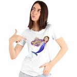 Fashion, accesorii si bijuterii - Femei - Imbracaminte femei - Tricouri si topuri femei - Tricou Femei Sofia Intai Sirena, Sofia the First, alb, marime L - Infinity.ro