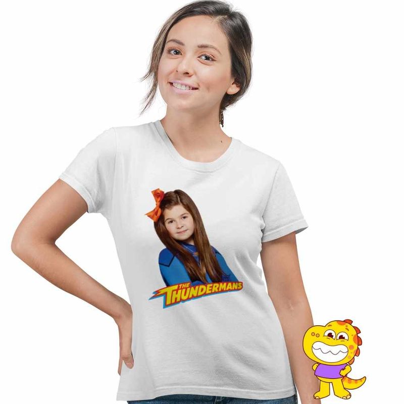 Fashion, accesorii si bijuterii - Femei - Imbracaminte femei - Tricouri si topuri femei - Tricou Femei Nora Thunderman, alb, marime M - Infinity.ro
