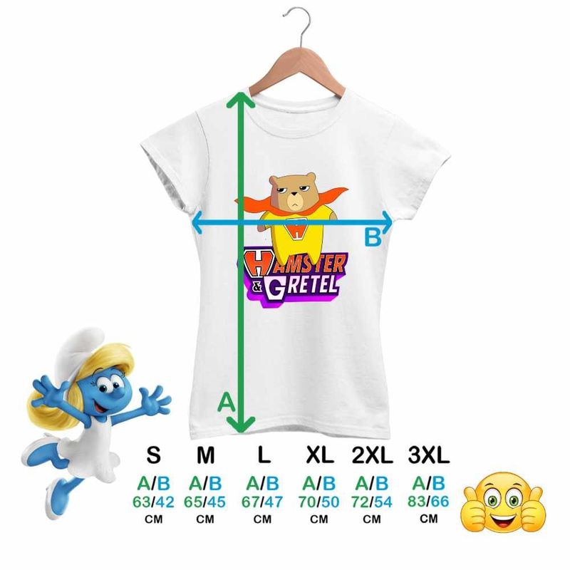Fashion, accesorii si bijuterii - Femei - Imbracaminte femei - Tricouri si topuri femei - Tricou Femei Hamster Gretel Super Erou, alb, marime XL - Infinity.ro
