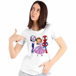 Fashion, accesorii si bijuterii - Femei - Imbracaminte femei - Tricouri si topuri femei - Tricou Femei Sofia Intai Paienjenel Fantoma Paianjen, alb, marime 2XL - Infinity.ro