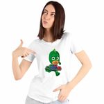 Fashion, accesorii si bijuterii - Femei - Imbracaminte femei - Tricouri si topuri femei - Tricou Femei Eroii Pijama Gekko Pjmasks, alb, marime XL - Infinity.ro